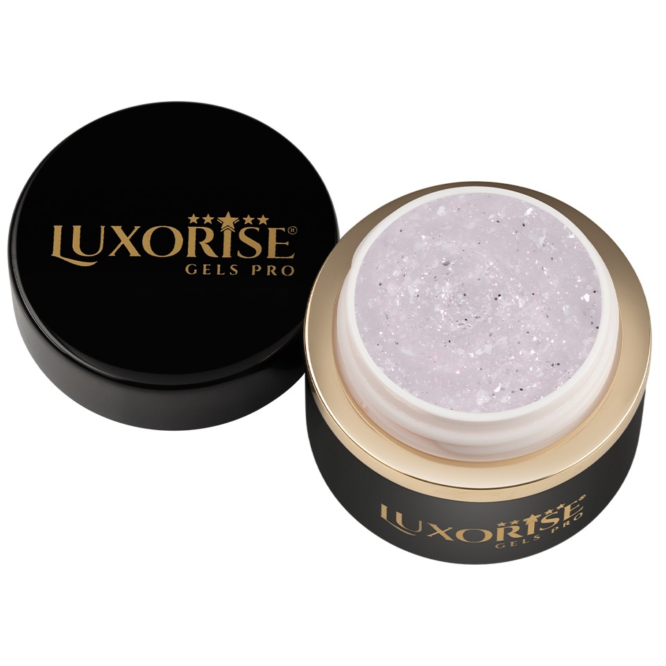 Gel UV Constructie Unghii RevoFlex LUXORISE 15ml, Twinkling Glow - 1 | YEO