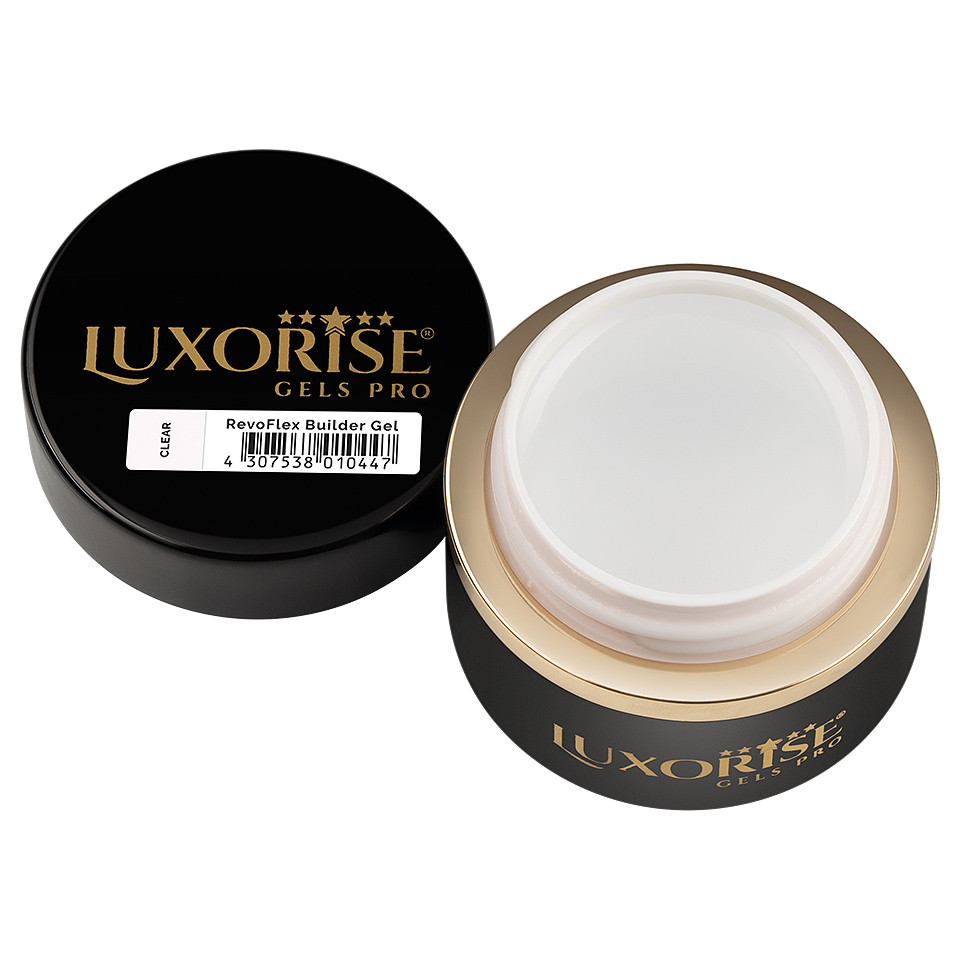 Gel UV Constructie Unghii RevoFlex LUXORISE 50ml, Clear - 1 | YEO