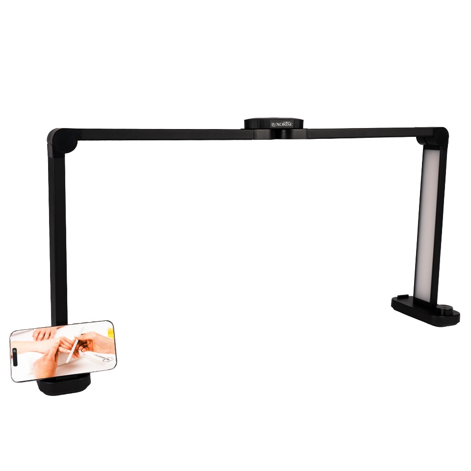Lampa LED Profesionala Manichiura / Cosmetica LUXORISE StellarFrame PRO, Black LUXORISE