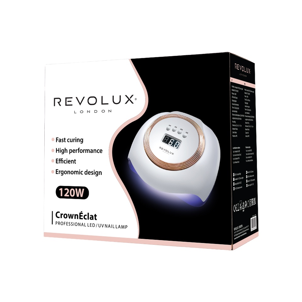 Lampa Unghii UV / LED CrownÉclat - REVOLUX London, White - 1 | YEO