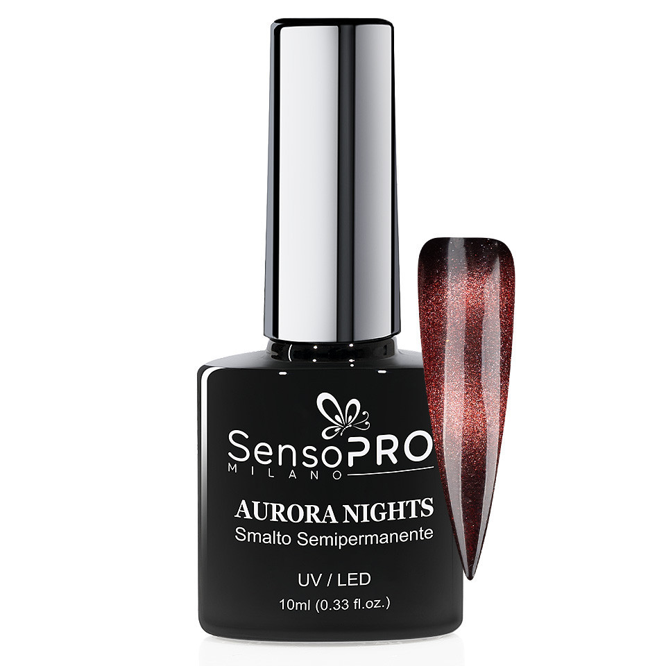 Oja Semipermanenta Aurora Nights SensoPRO Milano 10ml, Mystic Heart 22