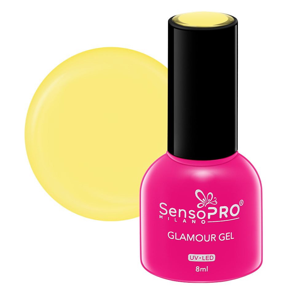 Oja Semipermanenta Glamour Gel SensoPRO Milano 8ml, Sun Breeze #96