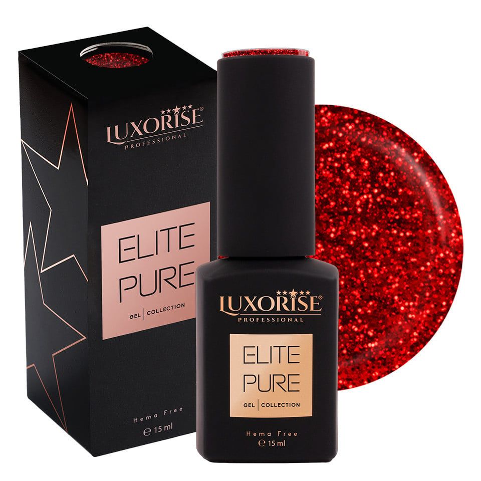 Oja Semipermanenta Hema Free LUXORISE ELITE PURE- Radiant Ruby, 15ml