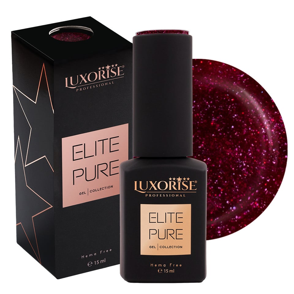 Oja Semipermanenta Hema Free LUXORISE ELITE PURE- Ritzy Ruby, 15ml