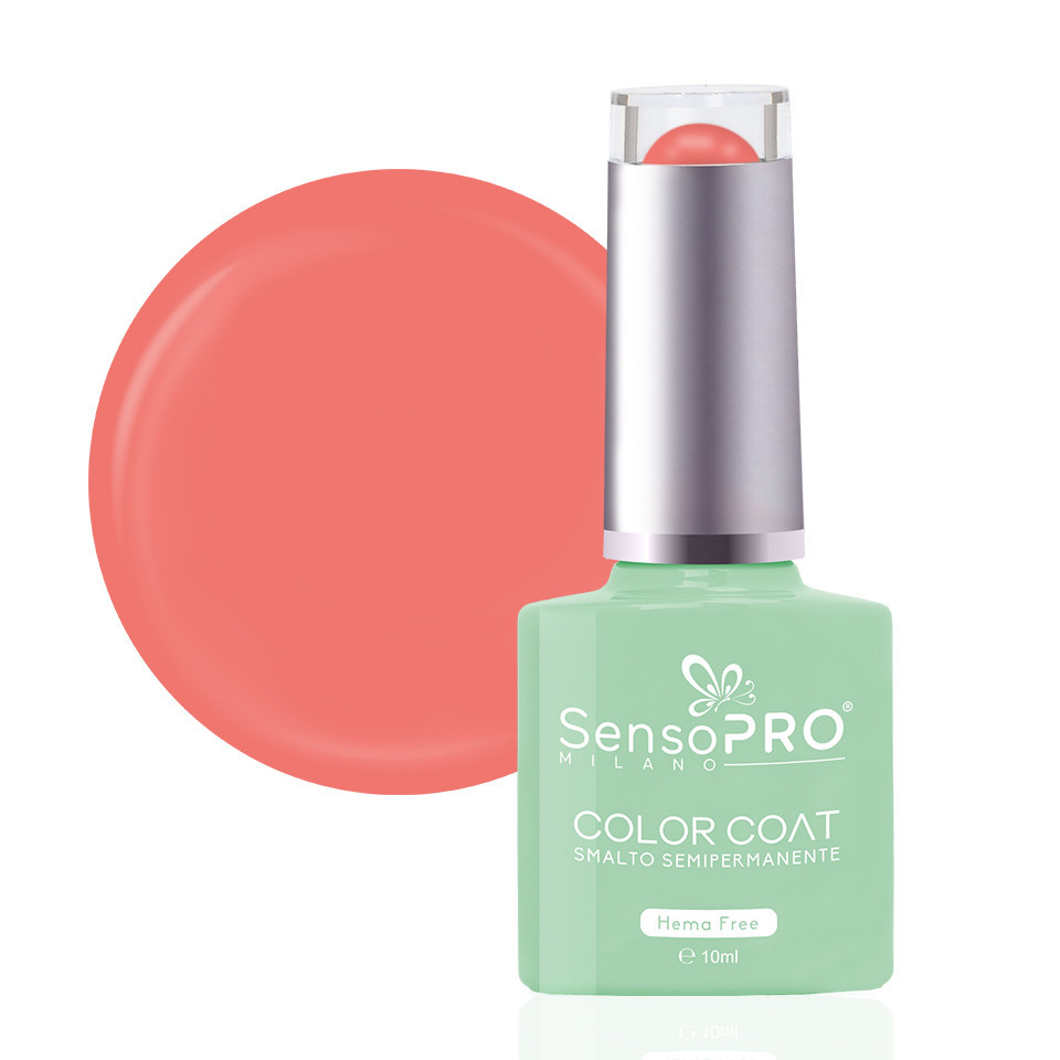 Oja Semipermanenta Hema Free SensoPRO Milano - #17 Peach Sorbet, 10ml