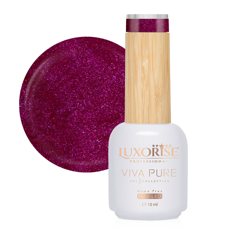 Oja Semipermanenta Hema Free Viva Pure LUXORISE - Hot Hibiscus 10ml