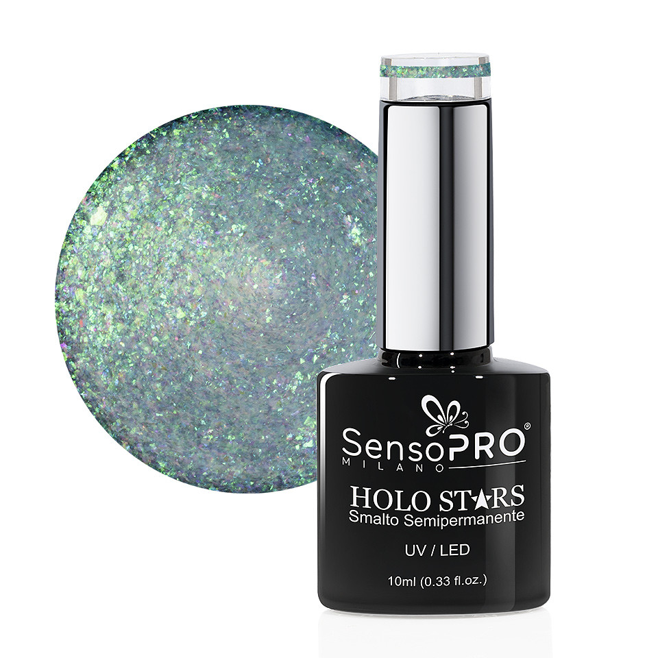 Oja Semipermanenta Holo Stars SensoPRO Milano 10ml, Astral Shine #09