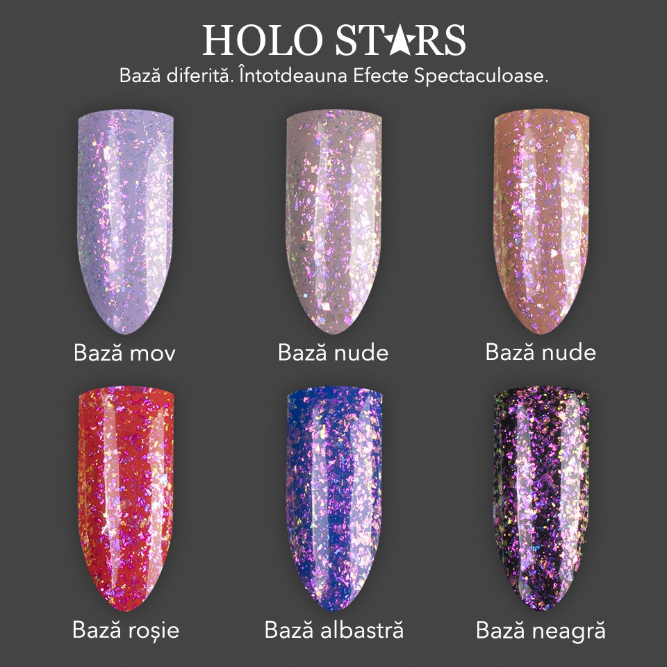 Oja Semipermanenta Holo Stars SensoPRO Milano 10ml, Magic Glow #04 - 1 | YEO