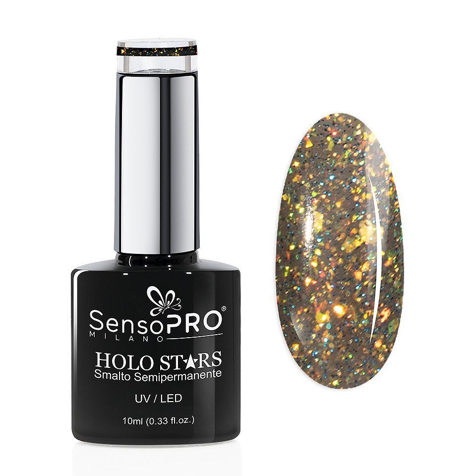 Oja Semipermanenta Holo Stars SensoPRO Milano 10ml, Night Glow #17 - 2 | YEO