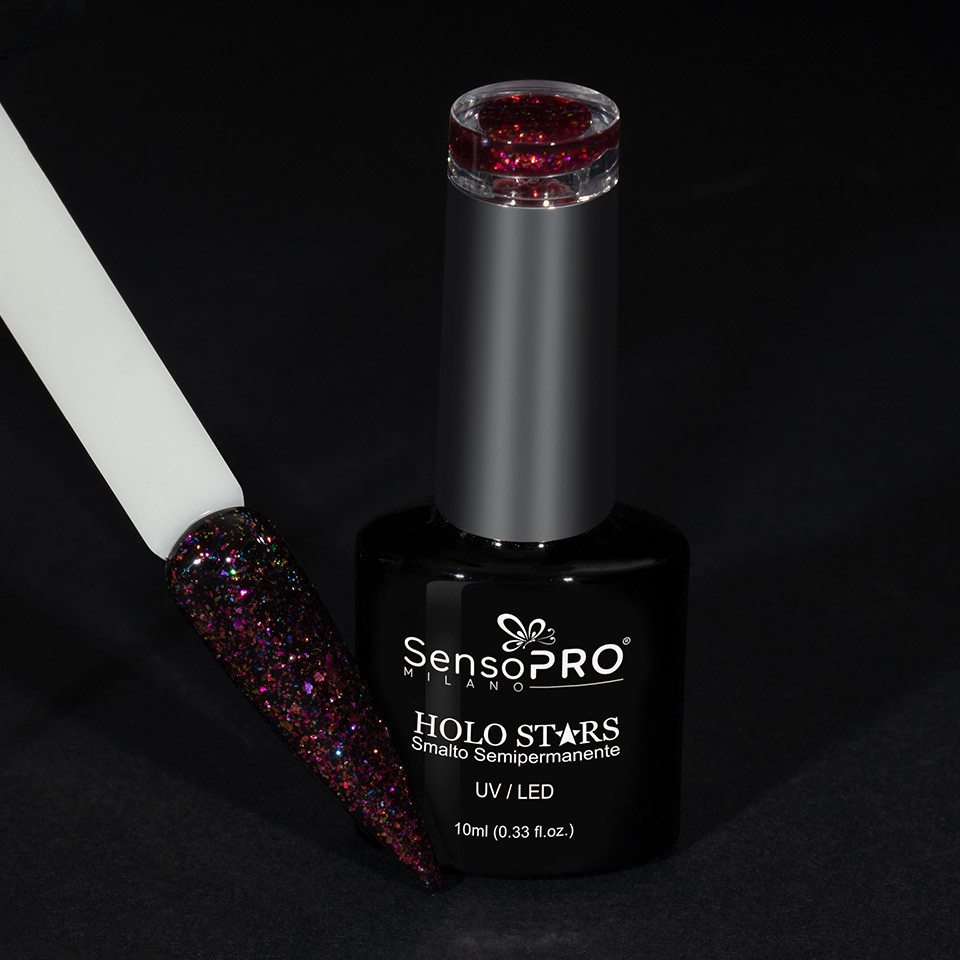 Oja Semipermanenta Holo Stars SensoPRO Milano 10ml, Space Glitz #19 - 2 | YEO