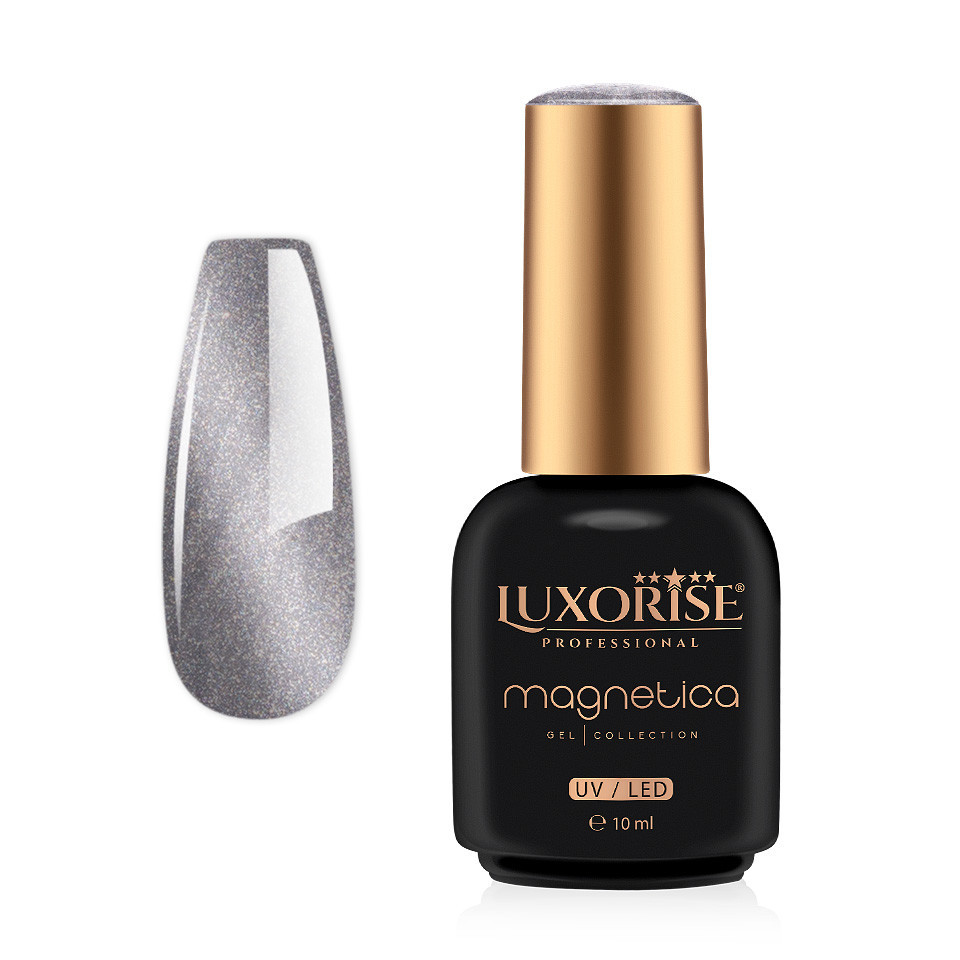 Oja Semipermanenta LUXORISE MAGNETICA - Silk, Satin Silver 10ml