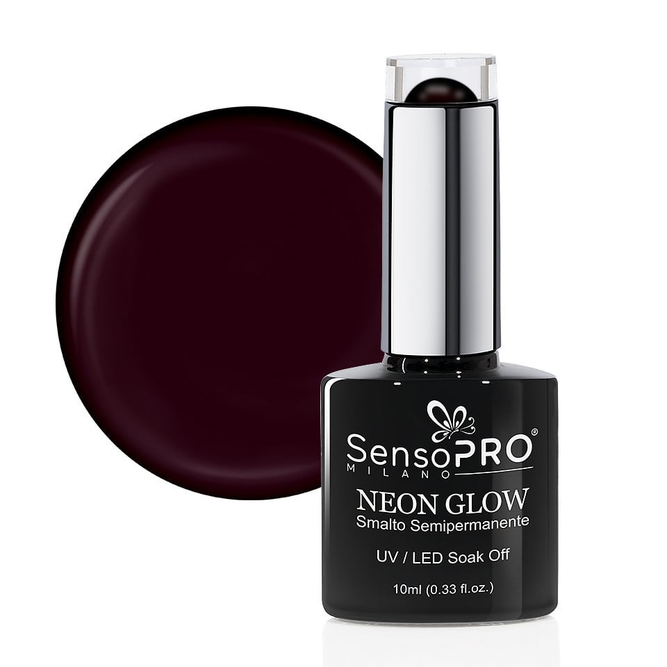 Oja Semipermanenta Neon Glow SensoPRO Milano #47 Atomic Grape , 10ml