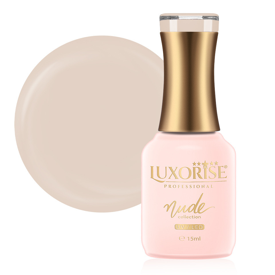 Oja Semipermanenta Nude Collection LUXORISE, Almond Cream 15ml