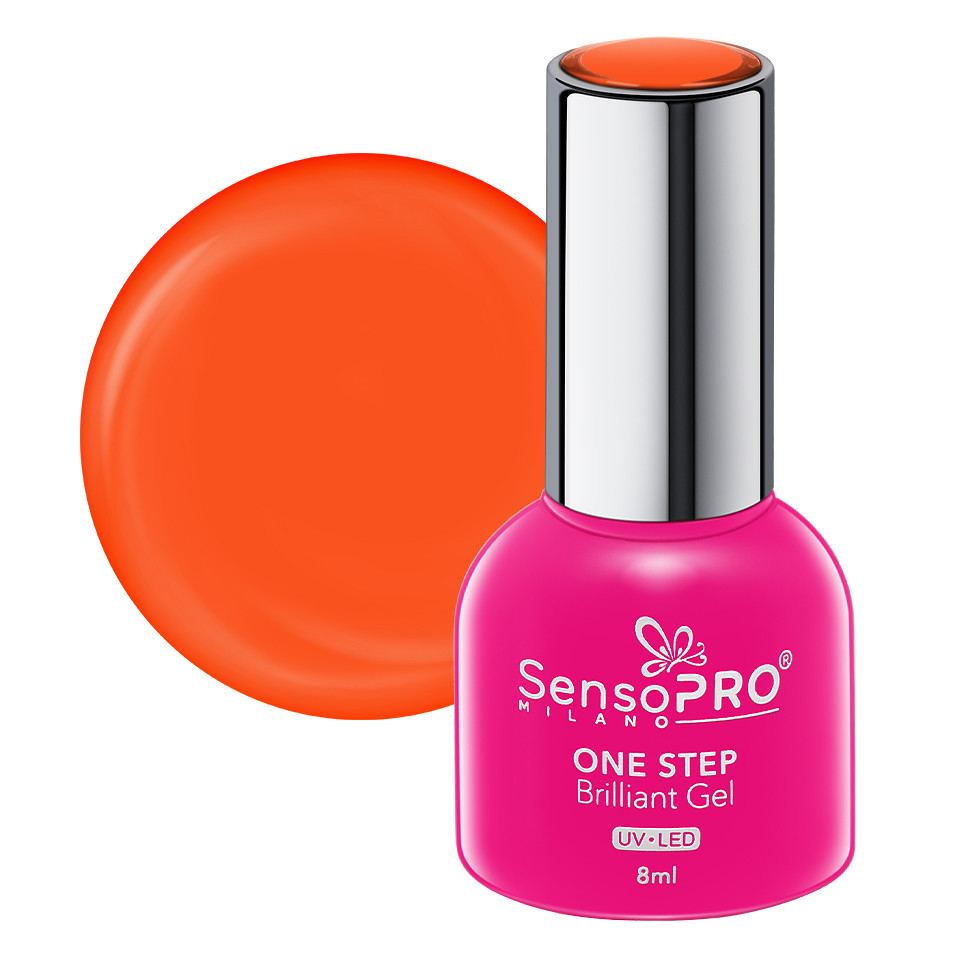 Oja Semipermanenta One Step Brilliant Gel SensoPRO Milano 8ml, Extreme Burst #51