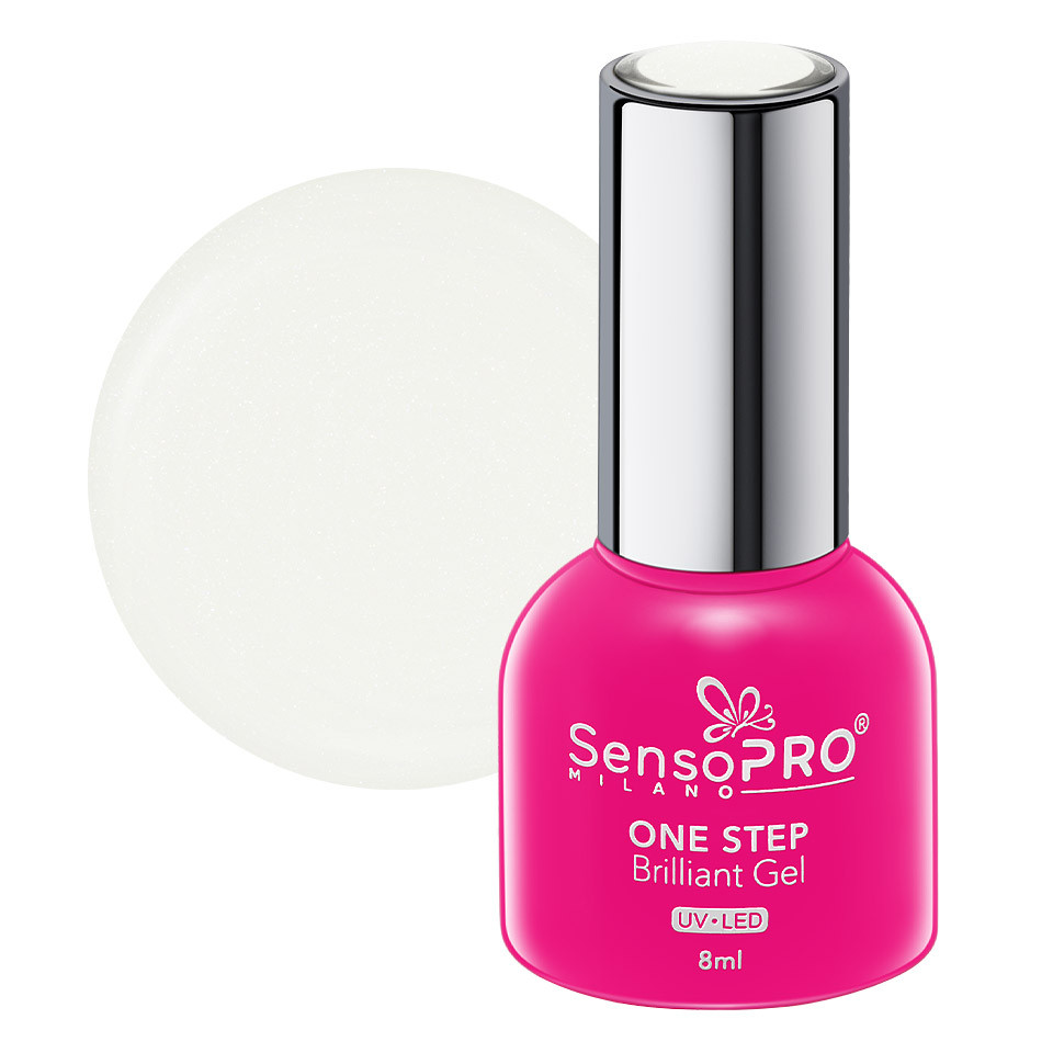 Oja Semipermanenta One Step Brilliant Gel SensoPRO Milano 8ml, Pearl Paradise #71