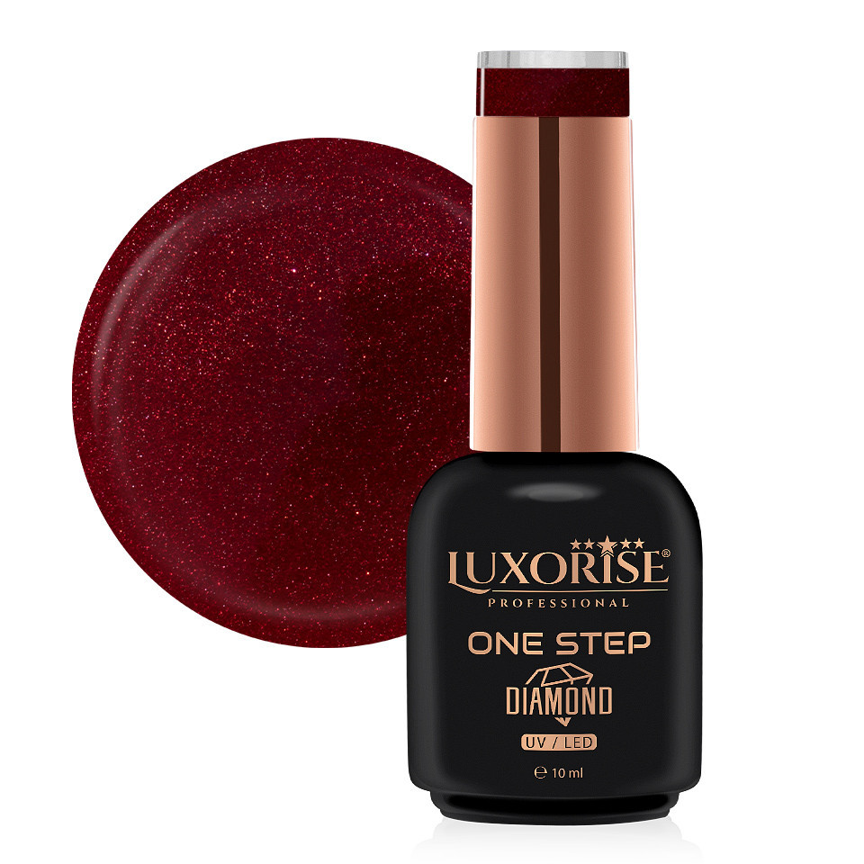 Oja Semipermanenta One Step Diamond Moulain Rouge 10ml, LUXORISE