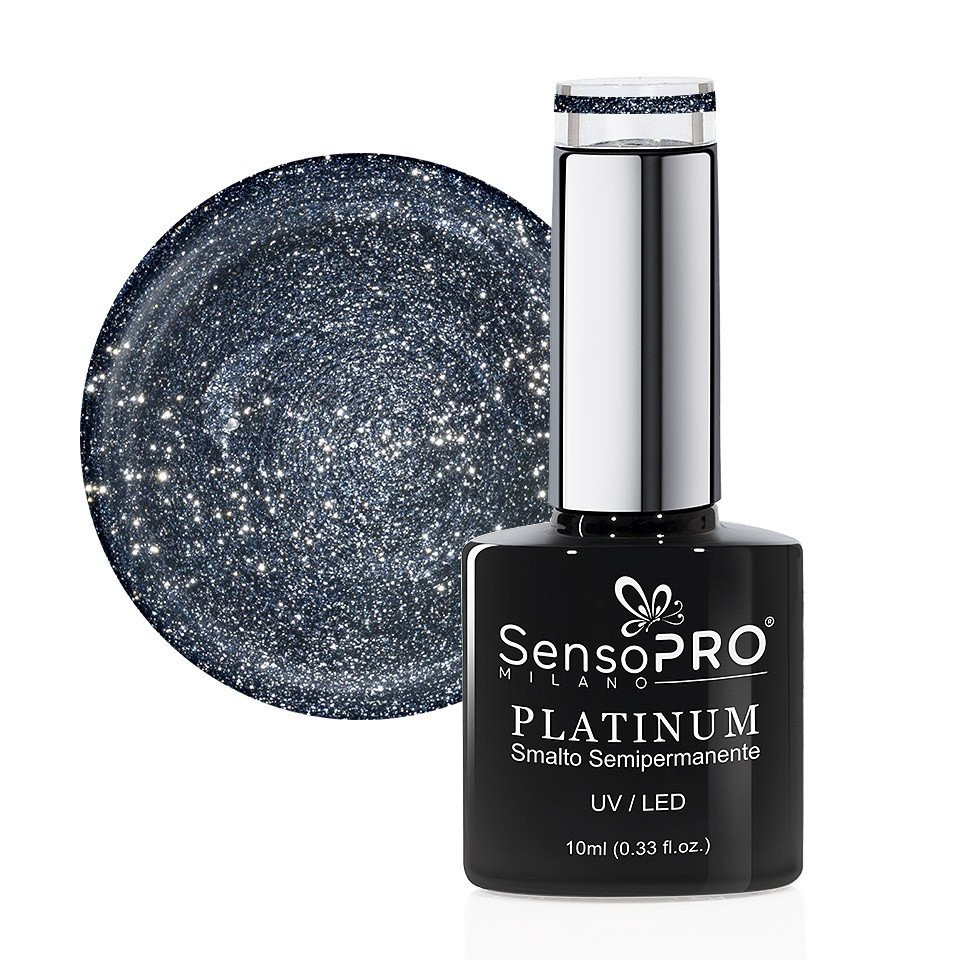 Oja Semipermanenta Platinum SensoPRO Milano 10ml, Midnight Stars #21