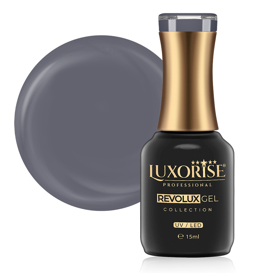 Oja Semipermanenta Revolux LUXORISE, Confident Grey 15ml