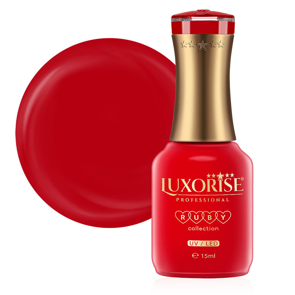 Oja Semipermanenta Ruby Collection LUXORISE, Love Affair 15ml