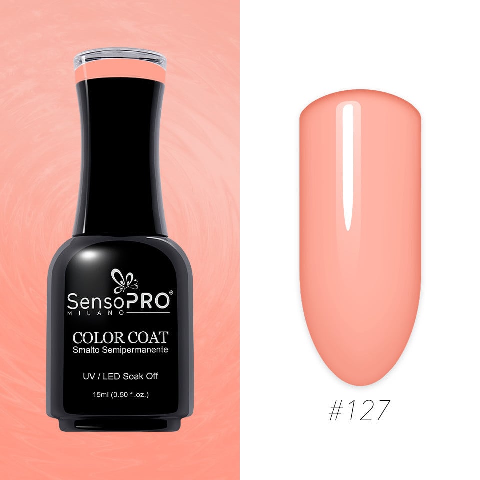 Oja Semipermanenta SensoPRO Milano 15ml, Dust Salmon #127 - 1 | YEO