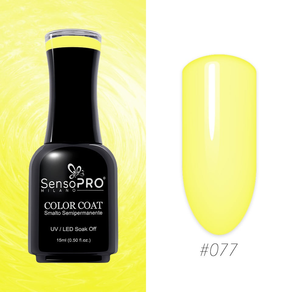 Oja Semipermanenta SensoPRO Milano 15ml, Green Lemonade #077 - 1 | YEO