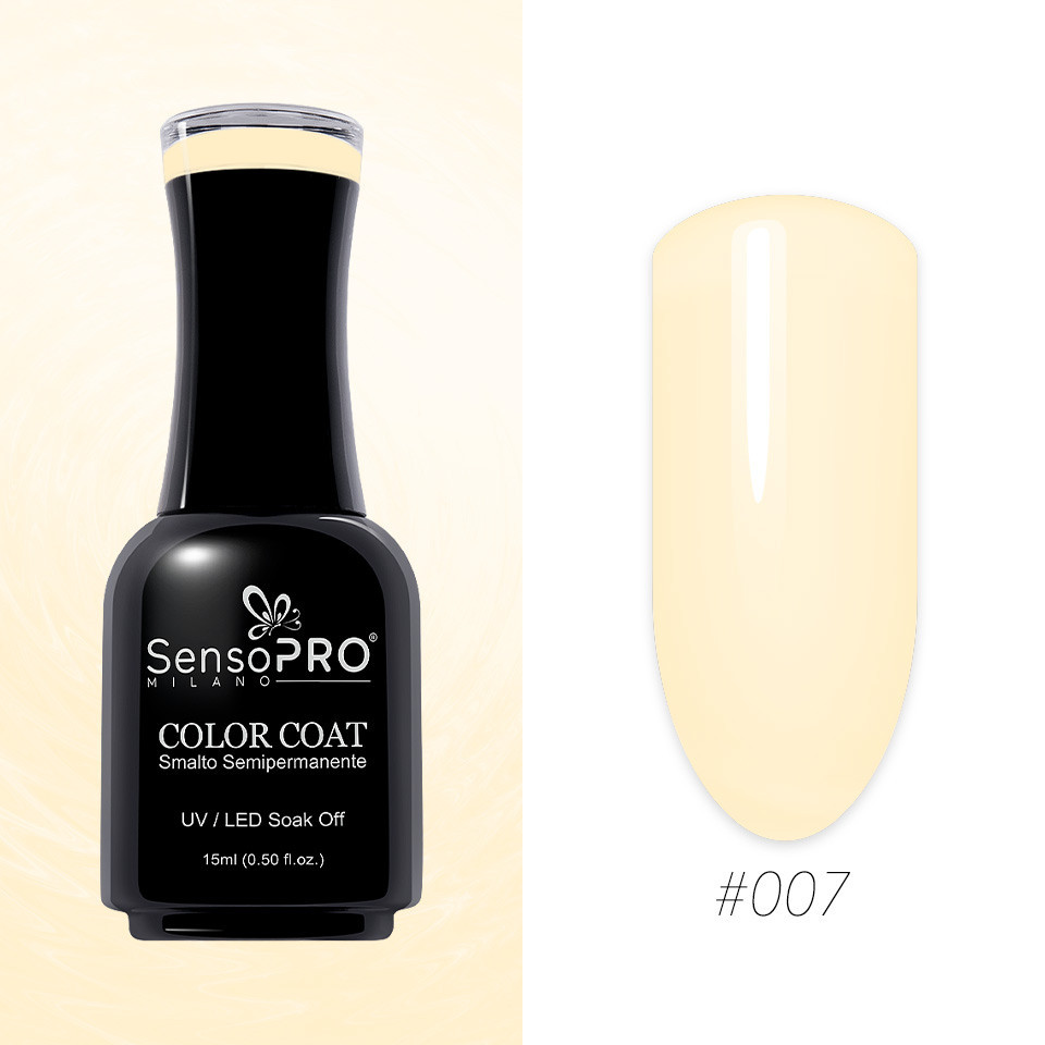 Oja Semipermanenta SensoPRO Milano 15ml, Vanilla Cake #007 - 1 | YEO