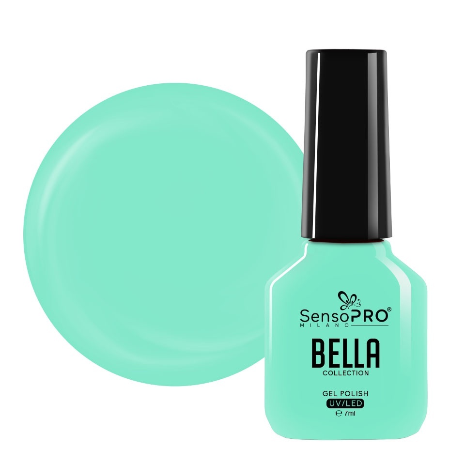 Oja Semipermanenta SensoPRO Milano, BELLA Collection - Mint Cheesecake, 7ml