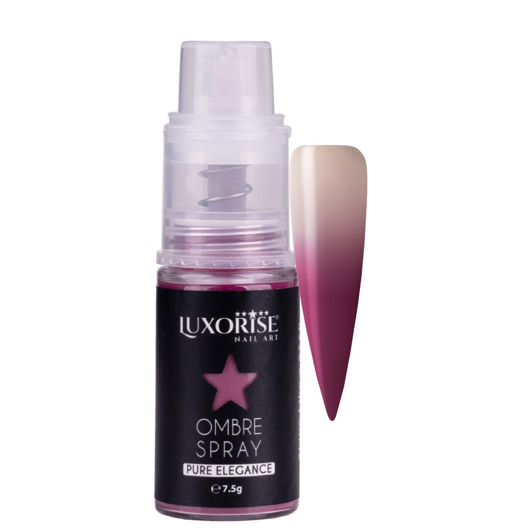 Ombre Spray Nail Art LUXORISE Pure Elegance - Burgundy