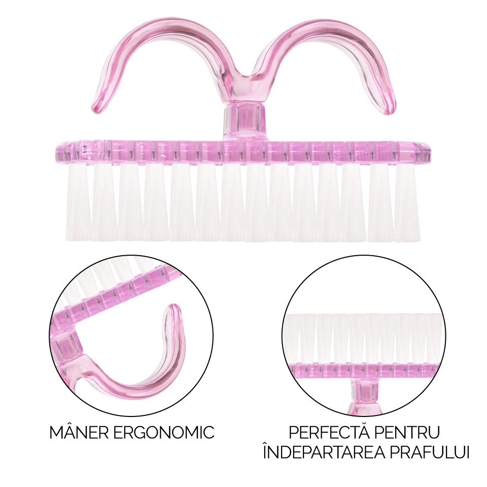 Perie Praf Unghii SensoPRO Milano - Crystal Pink - 2 | YEO