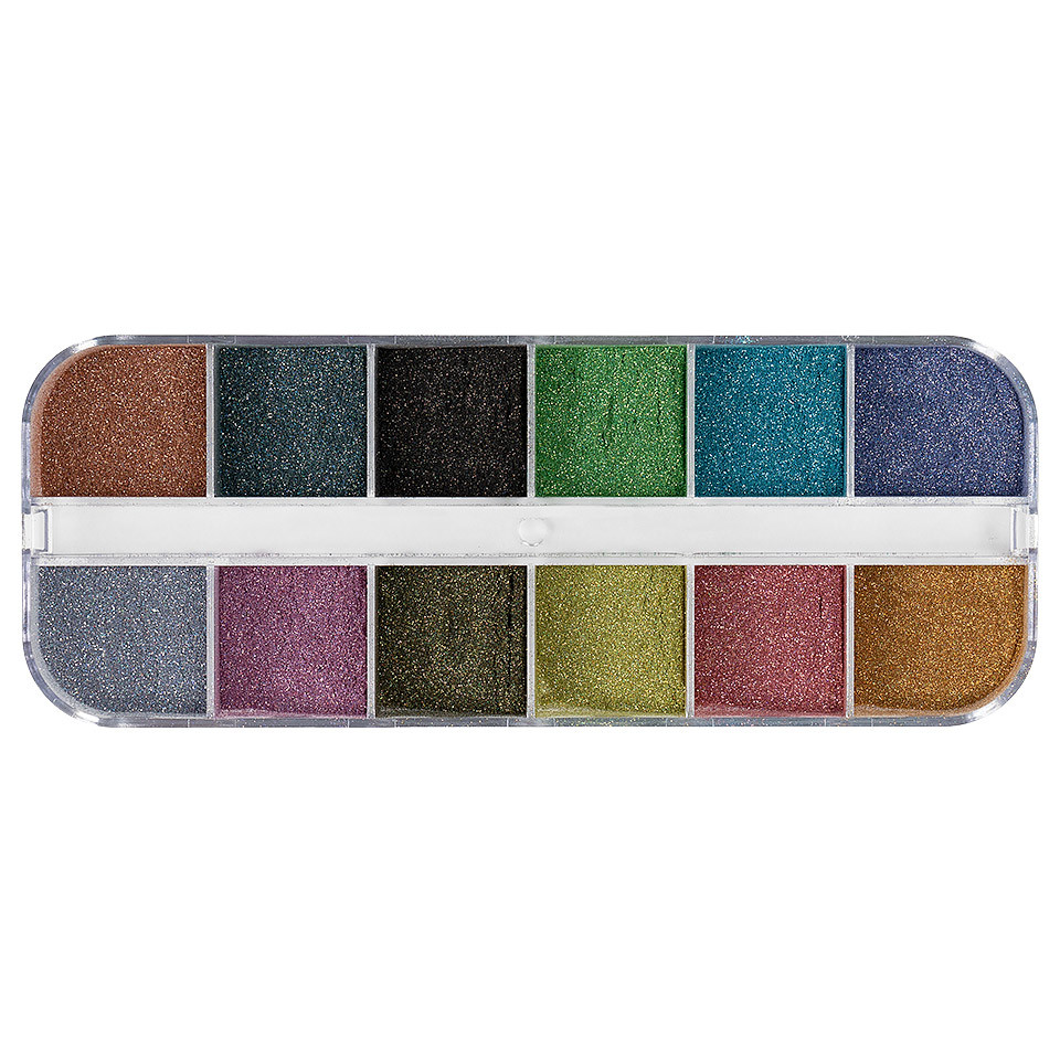 Pigment Unghii Rainbow Glam LUXORISE - 12 nuante - 1 | YEO