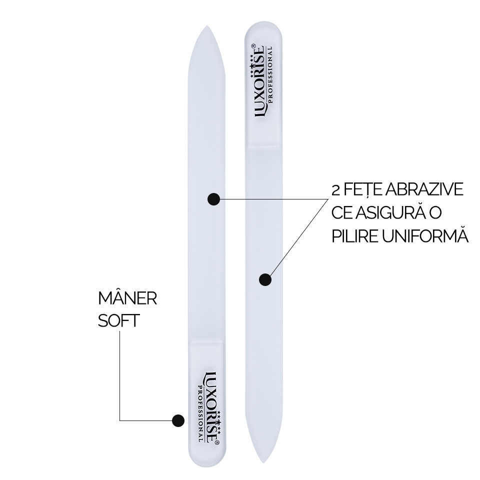 Pila de Sticla Nano Glass File LUXORISE, transparent - 3 | YEO