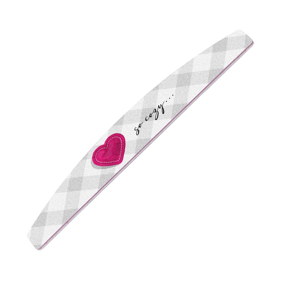 Pila Unghii Semiluna 100/180 SensoPRO Milano - Heart Style #07
