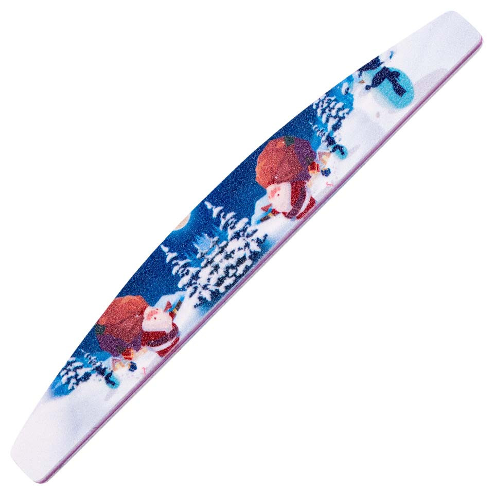 Pila Unghii Semiluna 120/180 Winter Edition - SensoPRO Milano, Santa\'s Night