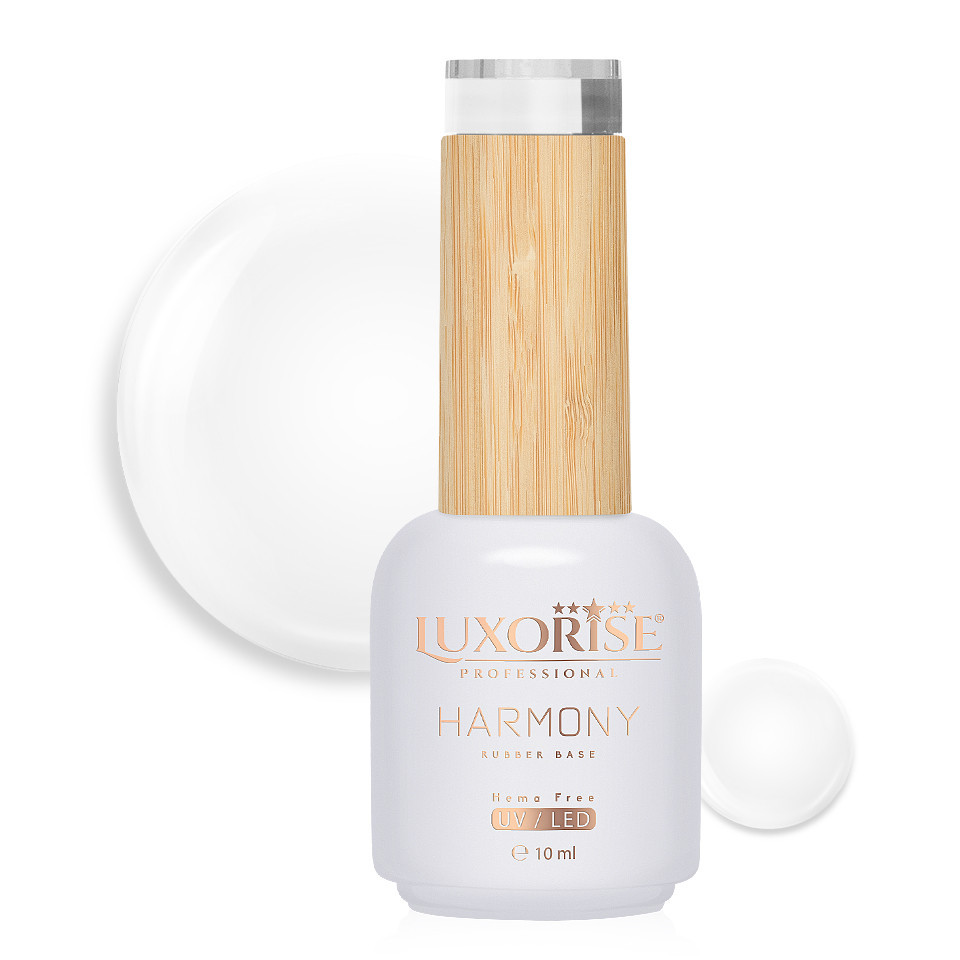 Rubber Base Hema Free LUXORISE Harmony - Pure Crystal 10ml - 1 | YEO