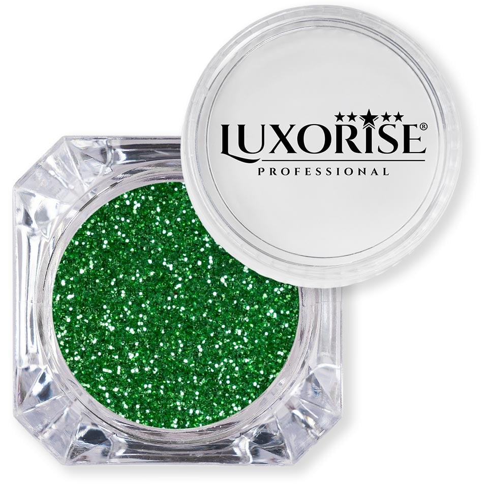 Sclipici Glitter Unghii Pulbere LUXORISE, Verde #36 - 1 | YEO