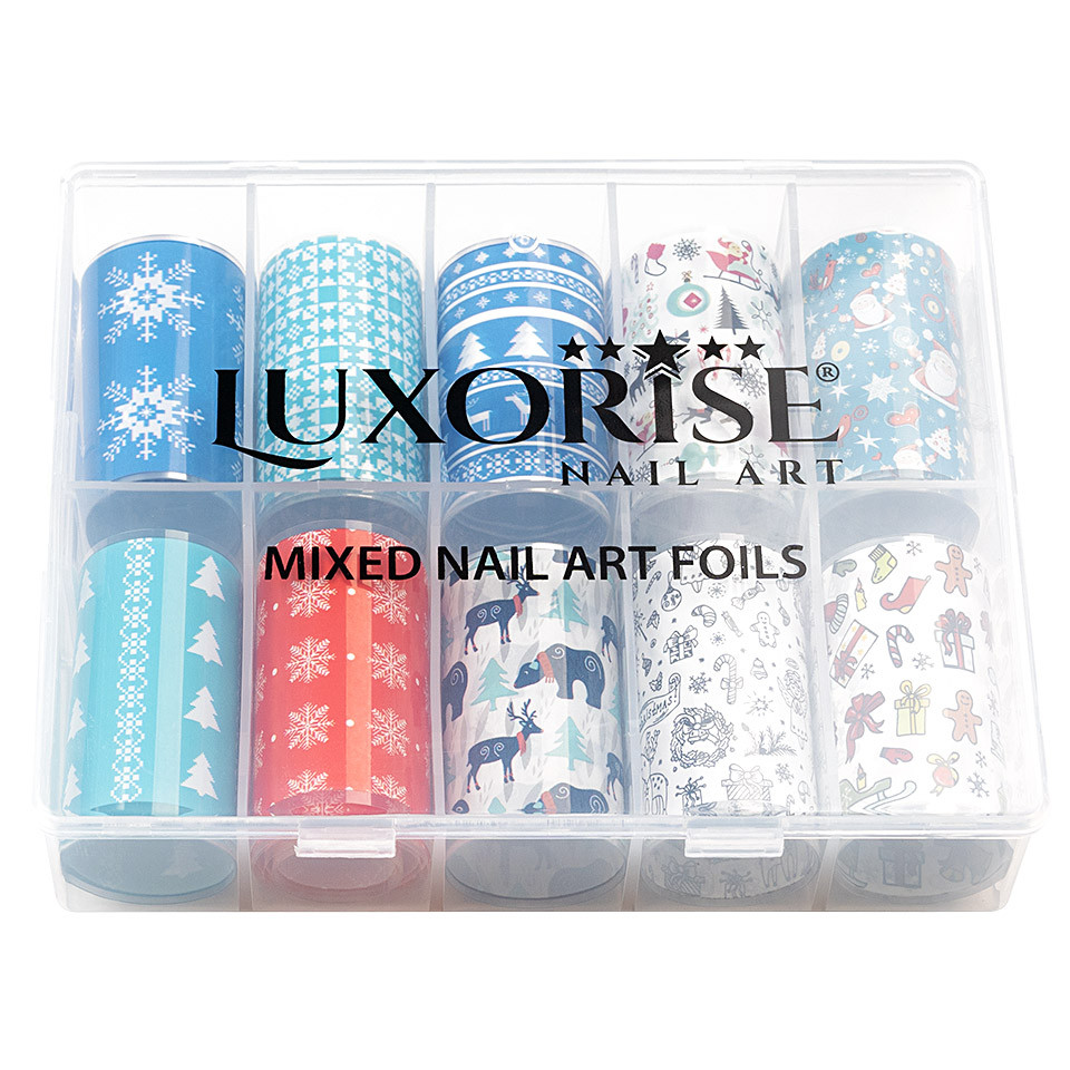 Set Folii Transfer LUXORISE Finally Christmas, 10 buc - 2 | YEO