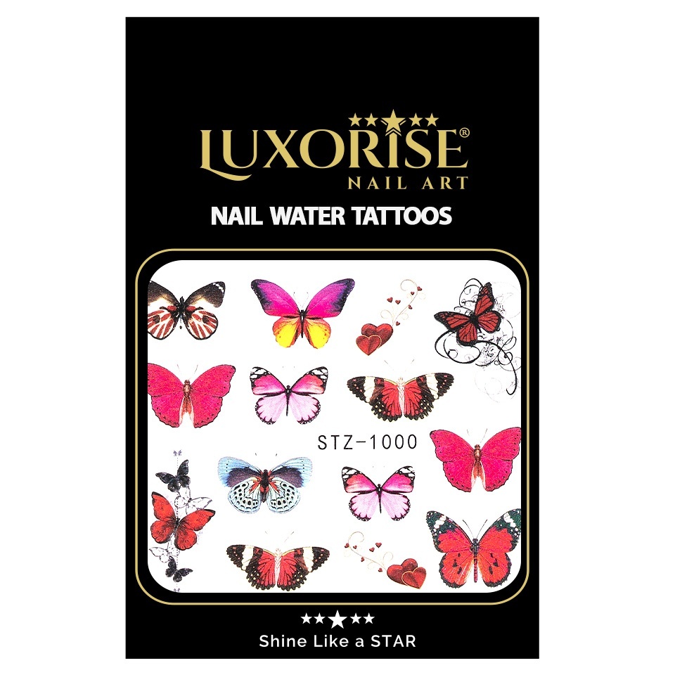 Tatuaj Unghii LUXORISE Butterfly Glare, STZ-1000 - 1 | YEO