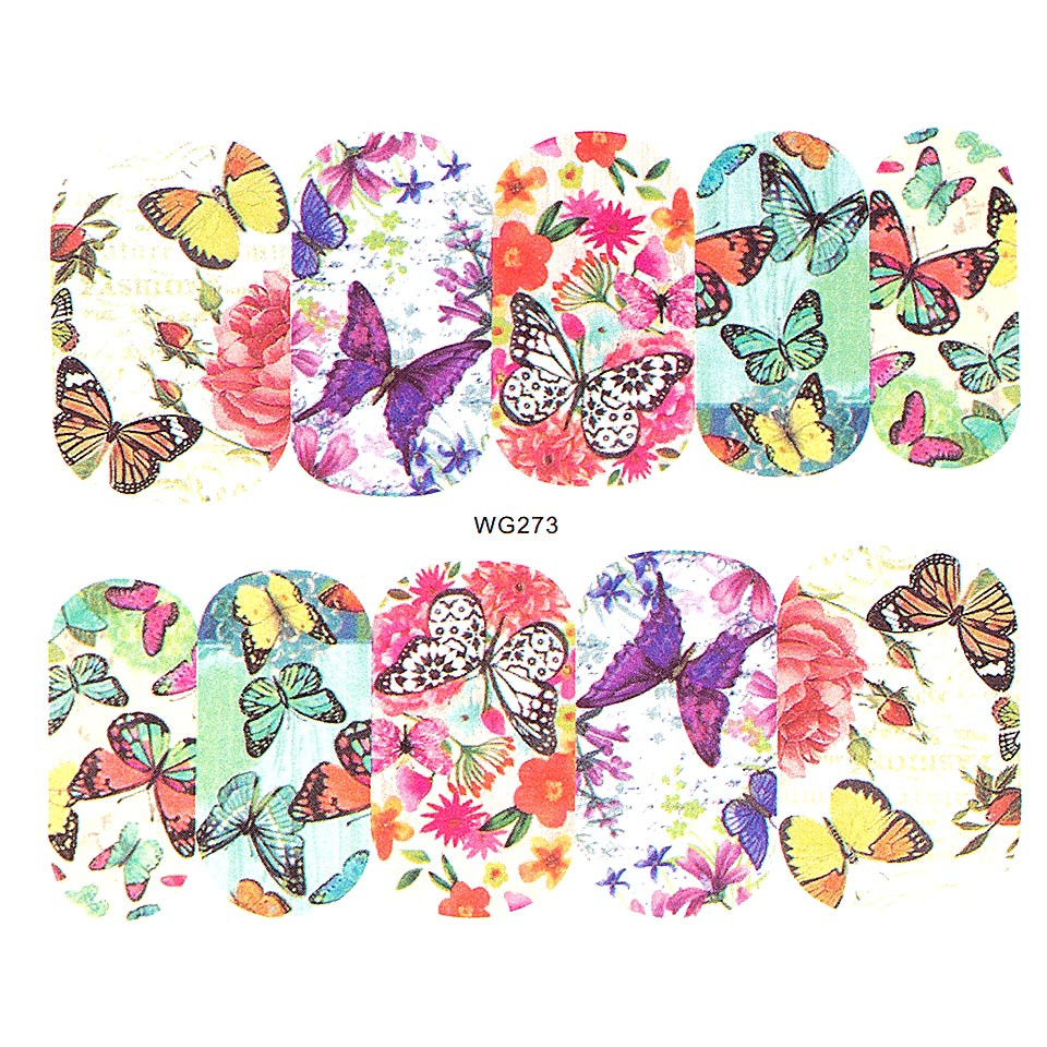 Tatuaj unghii LUXORISE, Butterfly WG273