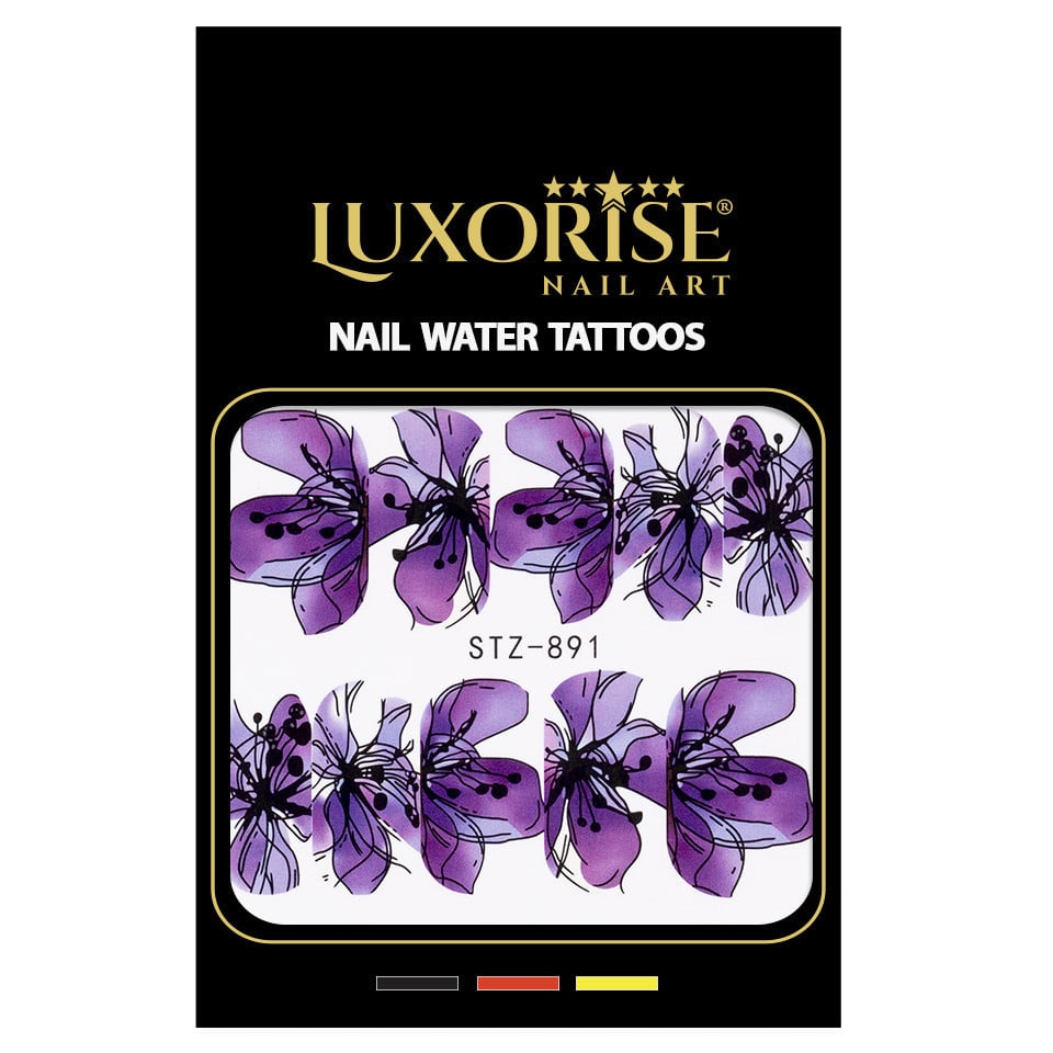 Tatuaj Unghii LUXORISE Flower Art Twist, STZ-891 - 1 | YEO