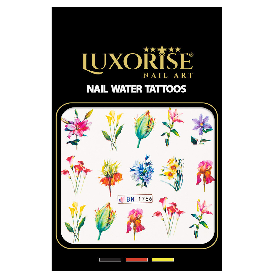 Tatuaj Unghii LUXORISE Flower Crush, BN-1766 - 1 | YEO