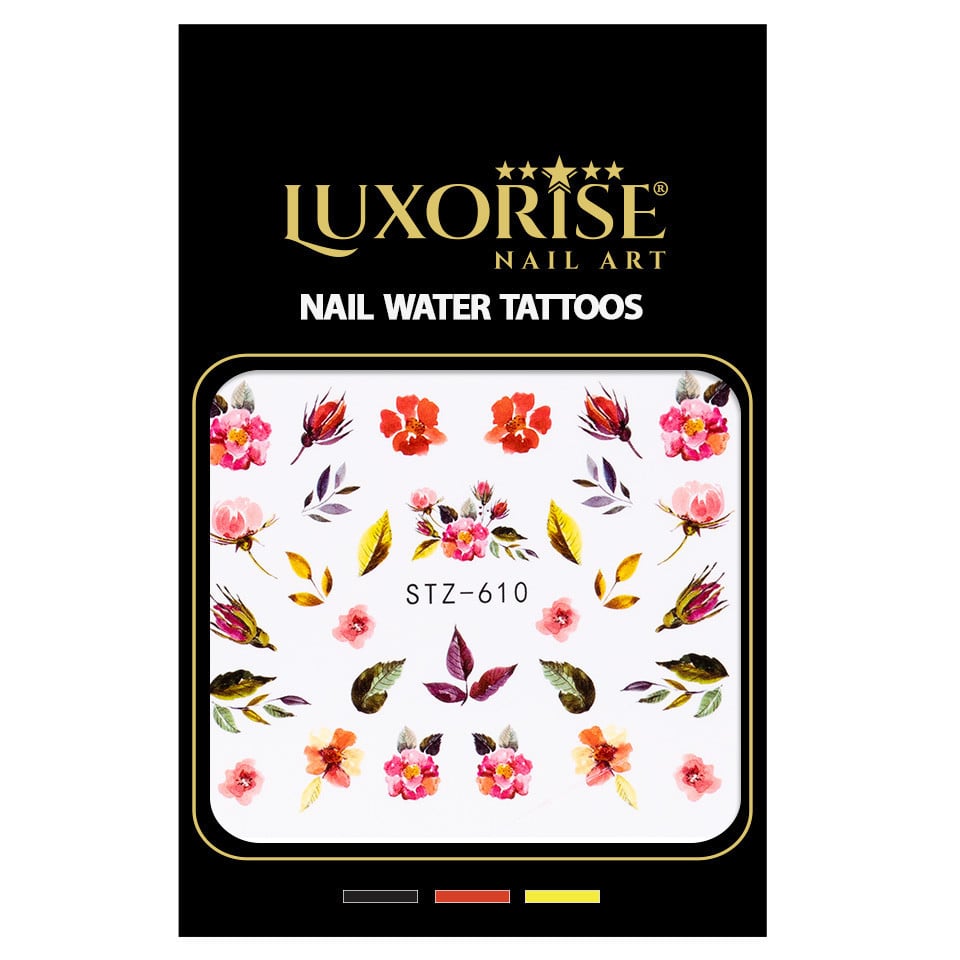 Tatuaj Unghii LUXORISE Flower Heaven, STZ-610 - 1 | YEO