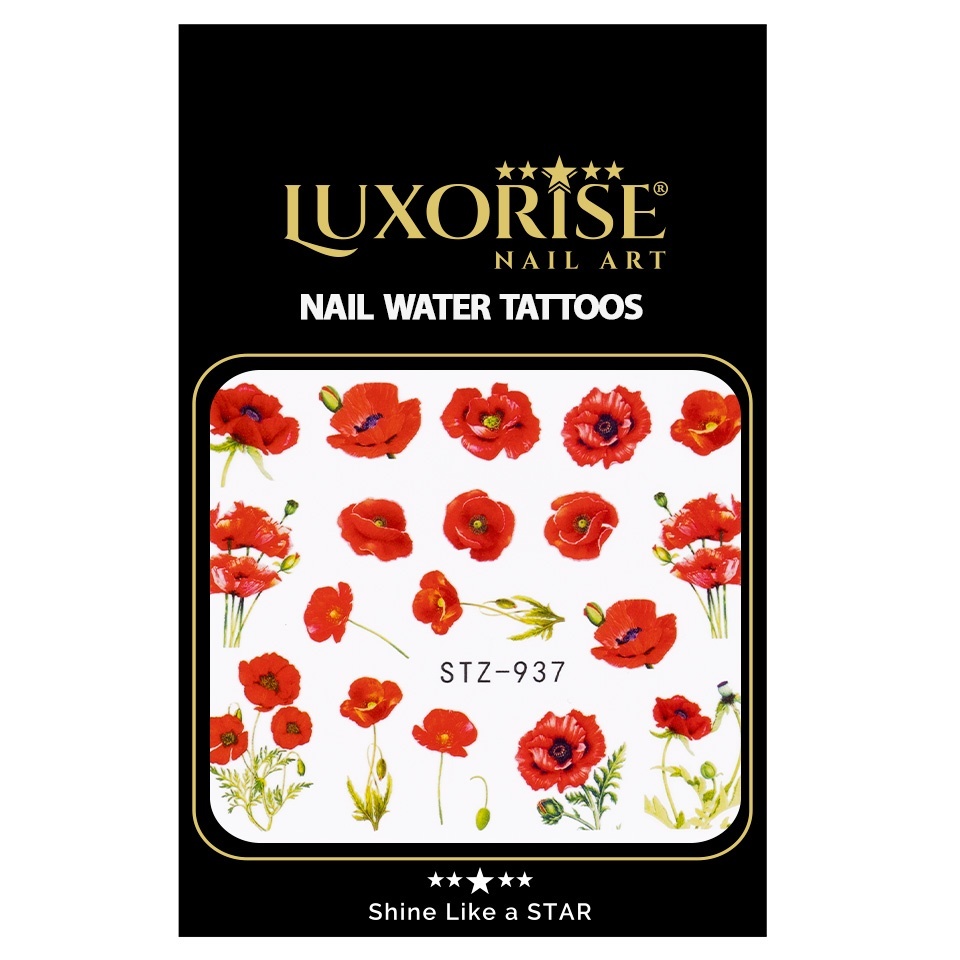 Tatuaj Unghii LUXORISE Flower Parade, STZ-937 - 1 | YEO