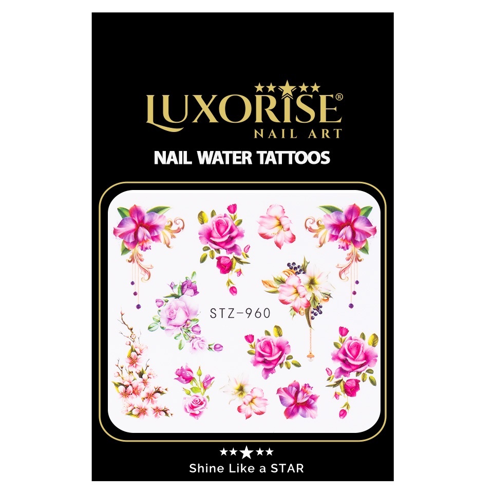 Tatuaj Unghii LUXORISE Flower Studio, STZ-960 - 1 | YEO