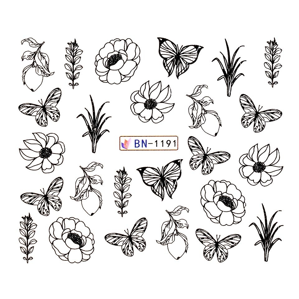 Tatuaj Unghii LUXORISE Simple & Perfect, BN-1191