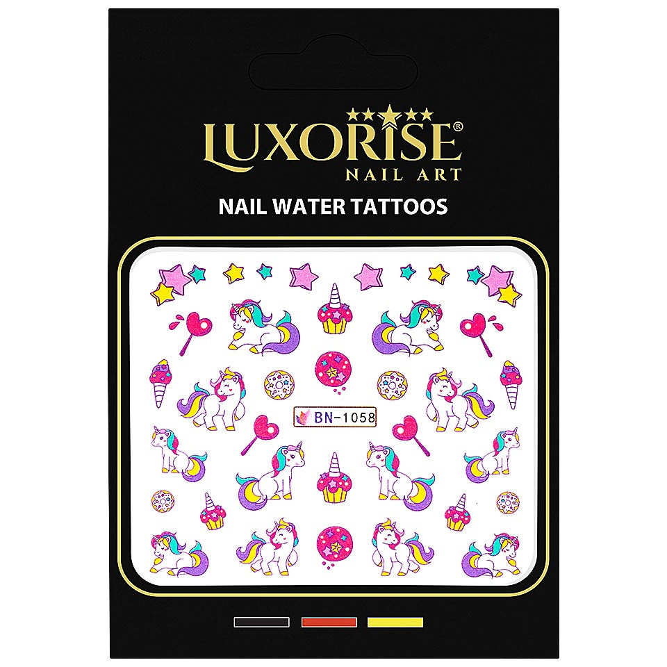 Tatuaj Unghii LUXORISE Unicorn Song, BN-1058 - 1 | YEO