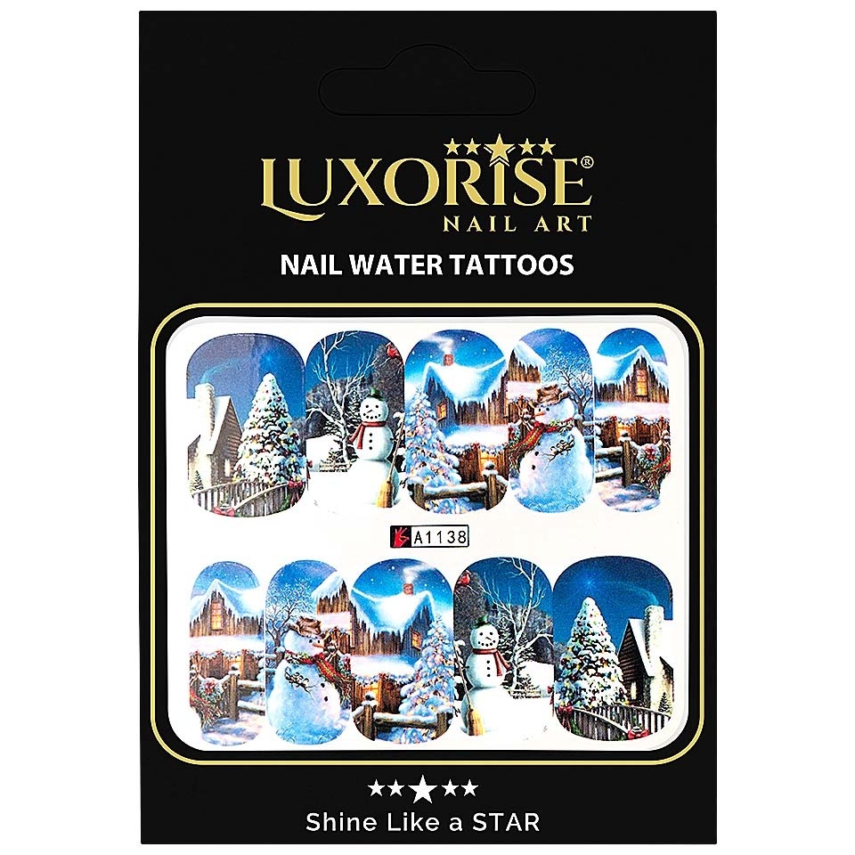 Tatuaj Unghii LUXORISE Winter Look, A1138 - 2 | YEO