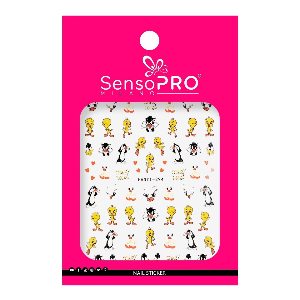 Abtibild Unghii SensoPRO Milano - Cartoon Buddies - 1 | YEO