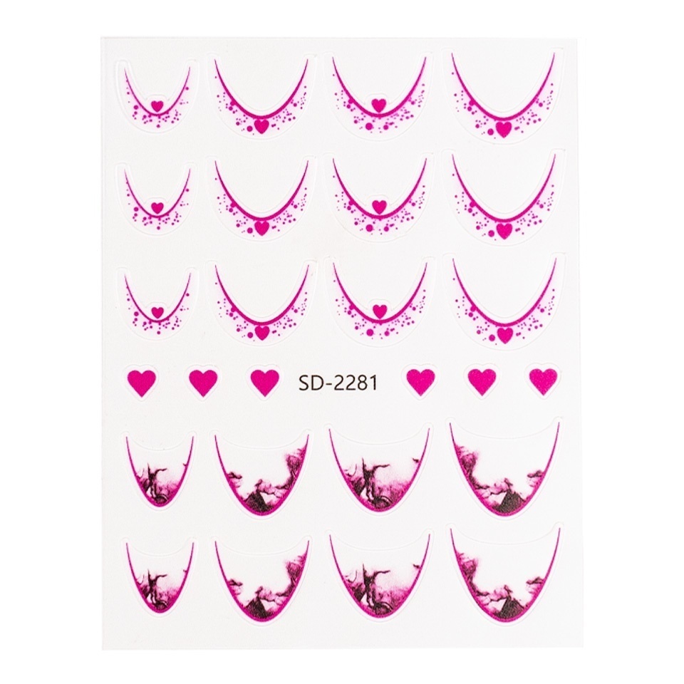 Abtibild Unghii SensoPRO Milano - Heart Charm - 1 | YEO