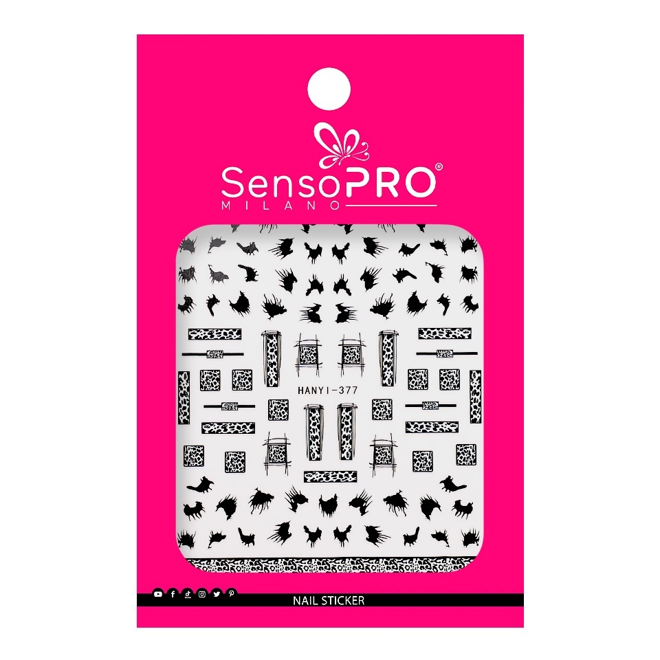 Abtibild Unghii SensoPRO Milano - Mixed Motifs - 1 | YEO