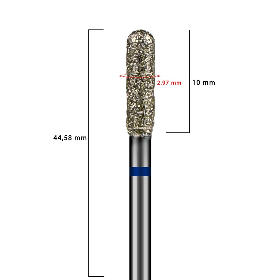 Capat Freza Diamantat Cilindru Albastru, LUXORISE - 3 | YEO